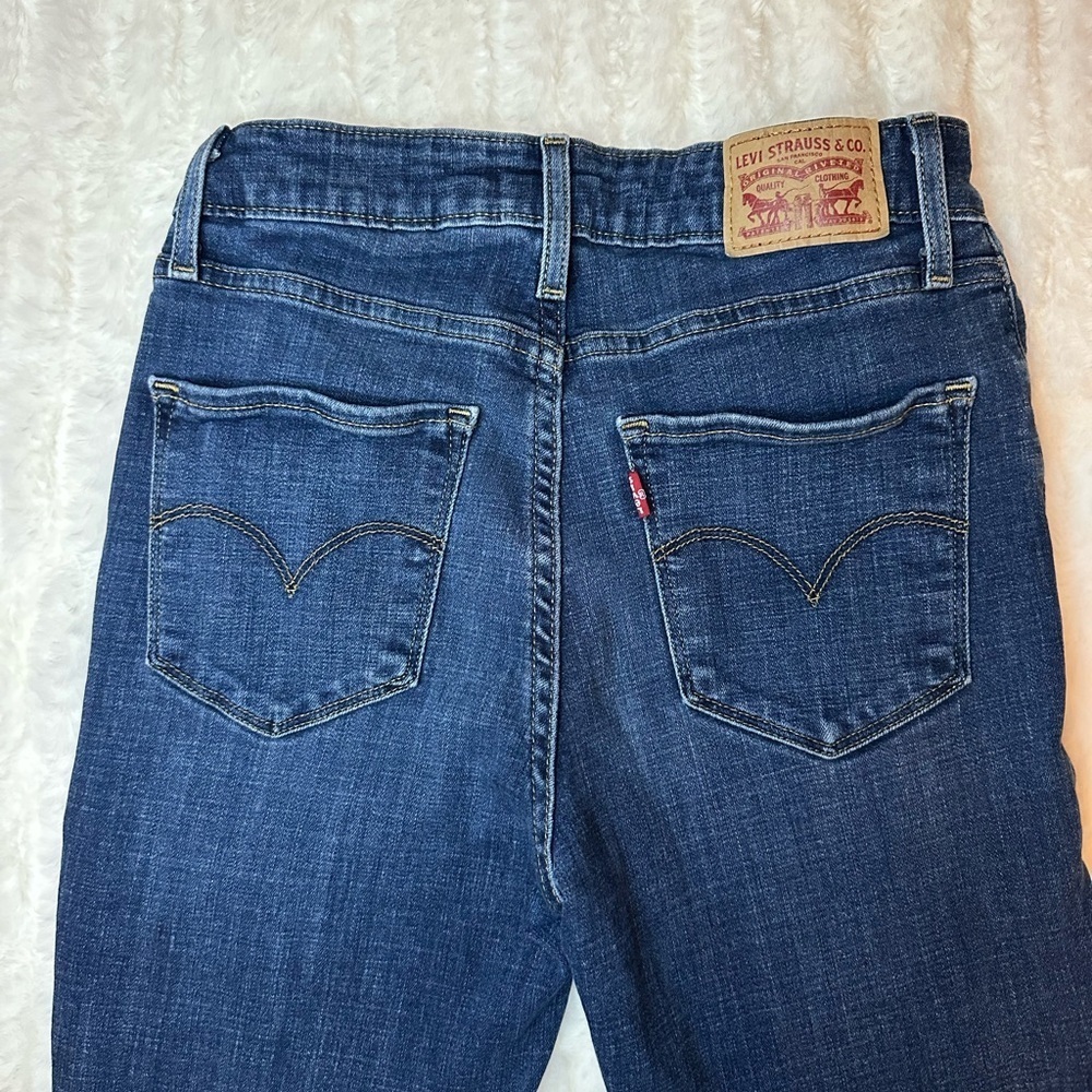 Levi's 721 High Rise Skinny Jeans Size 27 - Picture 8 of 9